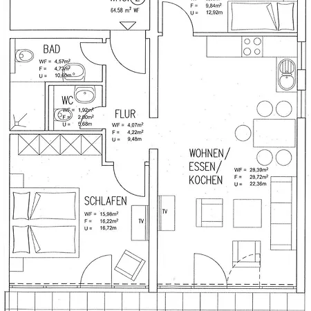 Haus Strandgang, Whg 2 Daire Kellenhusen